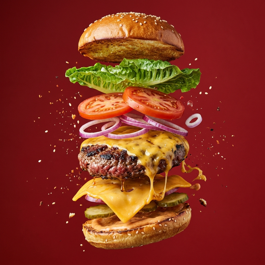 Exploded Burger Gogo
